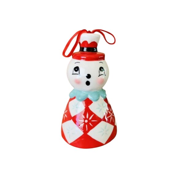 New Johanna Parker Christmas 2022 SNOWMAN MUG & BELL - Picture 3 of 5